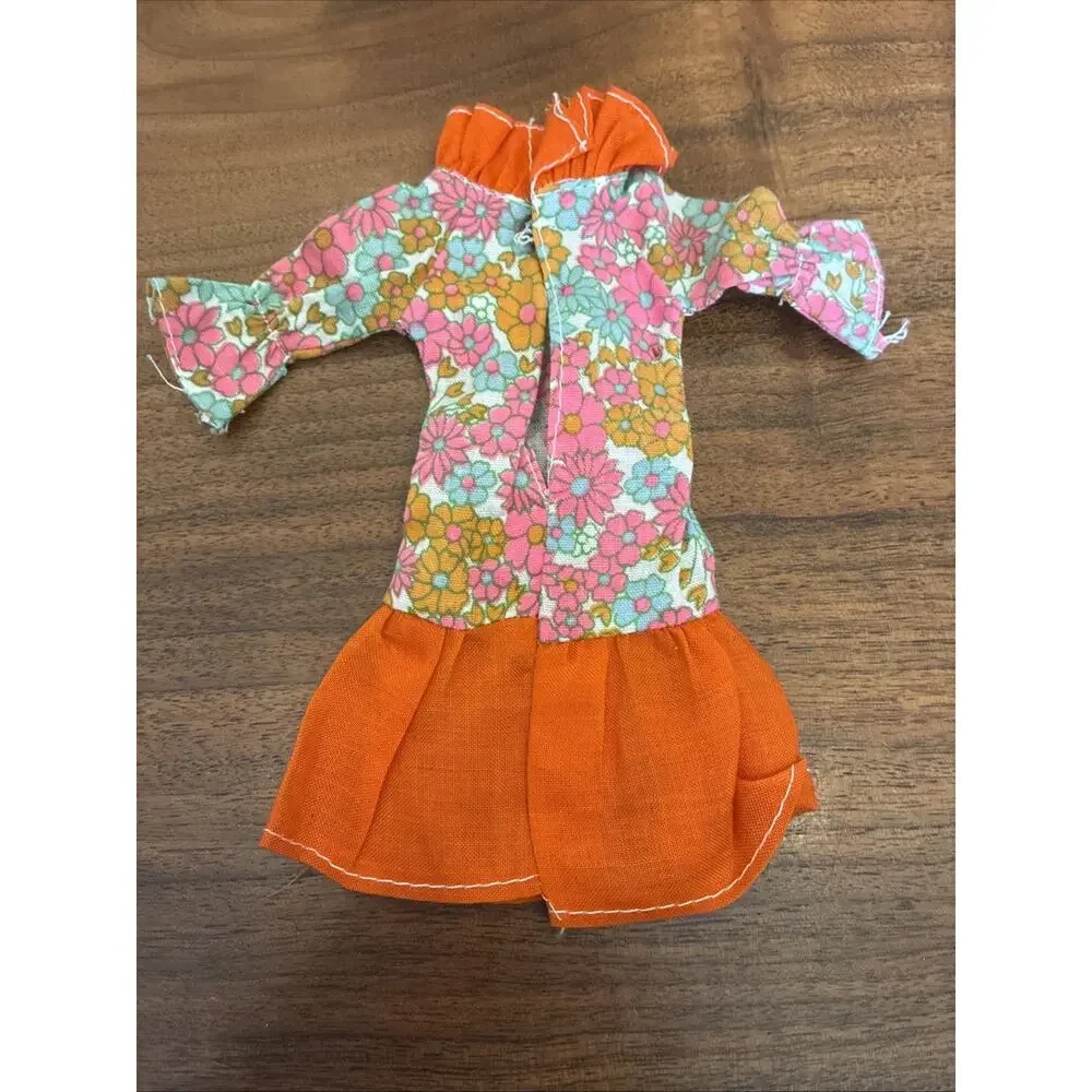 Vintage Grant Exclusive 70s Barbie Flower Dress‎ Funtime Fashion Doll Mod Flower